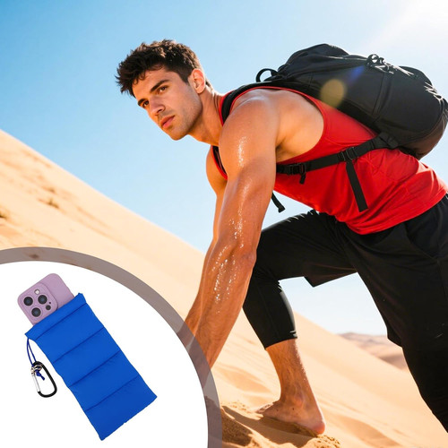 Thermal phone pouch - phone, down