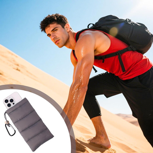 Thermal phone pouch down - phone,